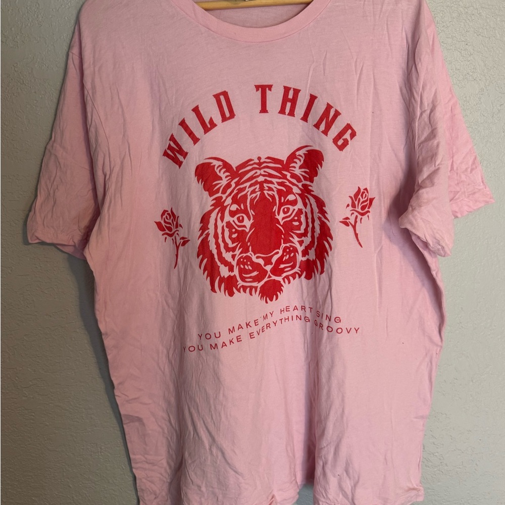 Pink Wild Thing Graphic T-Shirt